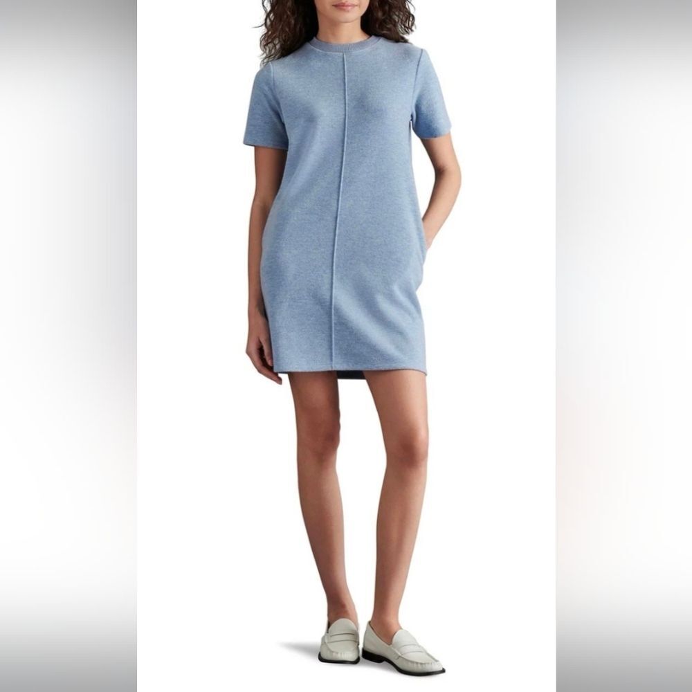 Steve Madden Women's Sky Blue Crewneck Dress